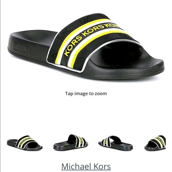 Michael Kors Gilmore slides ladies sz 10 *nwt - Picture 5 of 12